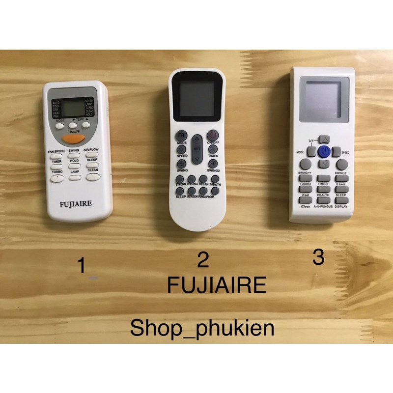 Remote máy lạnh Fujiaire - Điều khiển điều khiển Fujiaire