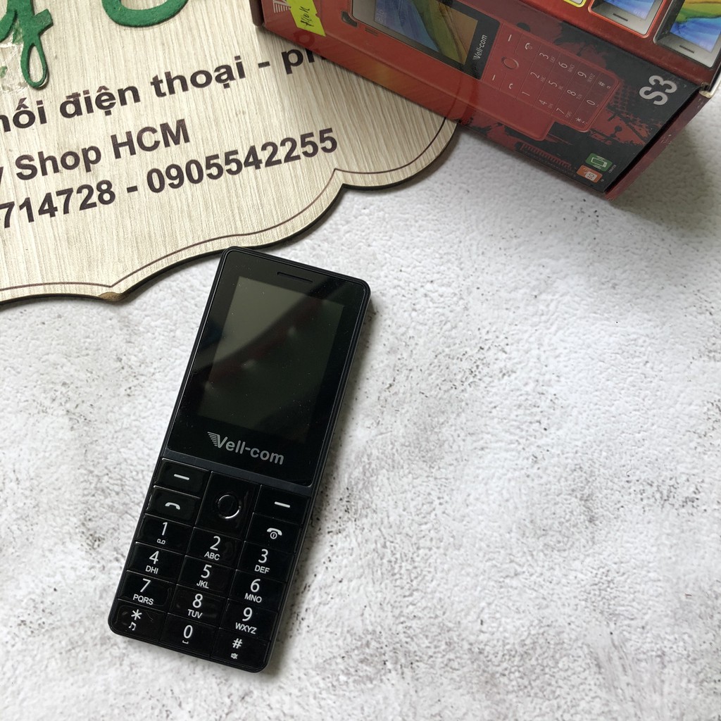 Điện Thoại Wellcom S3 2 sim thiết kế nhỏ gọn,đẹp mắt - Bảo hành 12 tháng