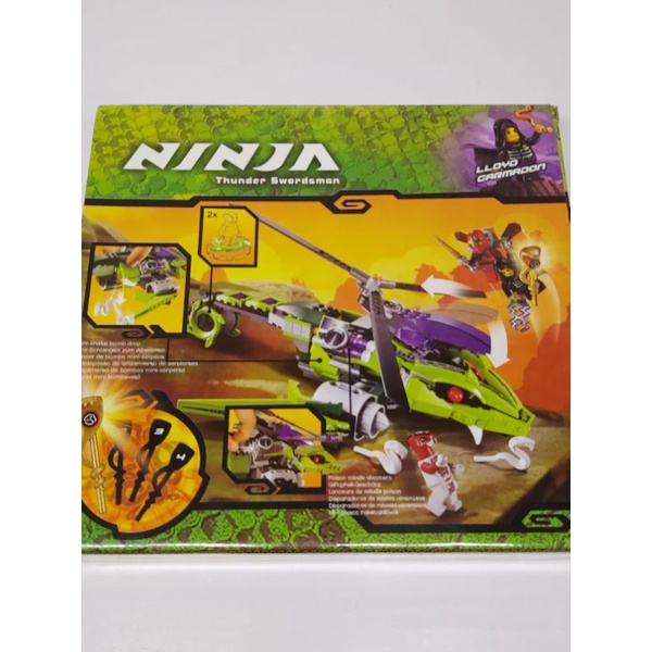 [Ninjago] Lắp ráp BELA 9757 | Trực thăng mãng xà | 330 chi tiết