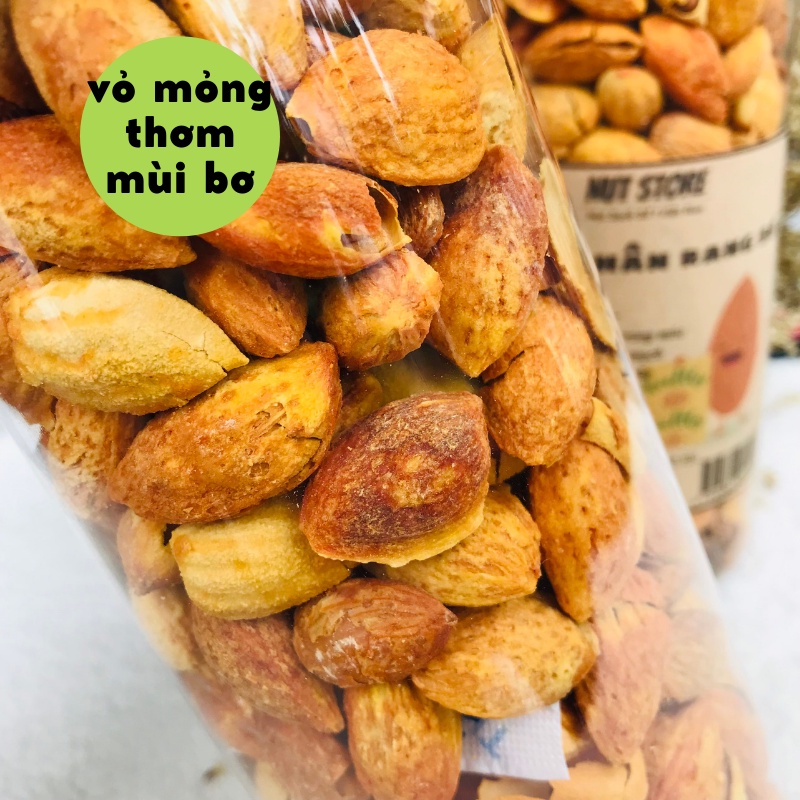 Hạt hạnh nhân rang bơ vỏ mỏng Nut Store 500g