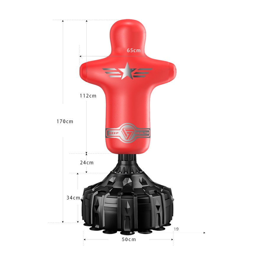 Trụ boxing hình nộm ABJ 40018 cao 1m8