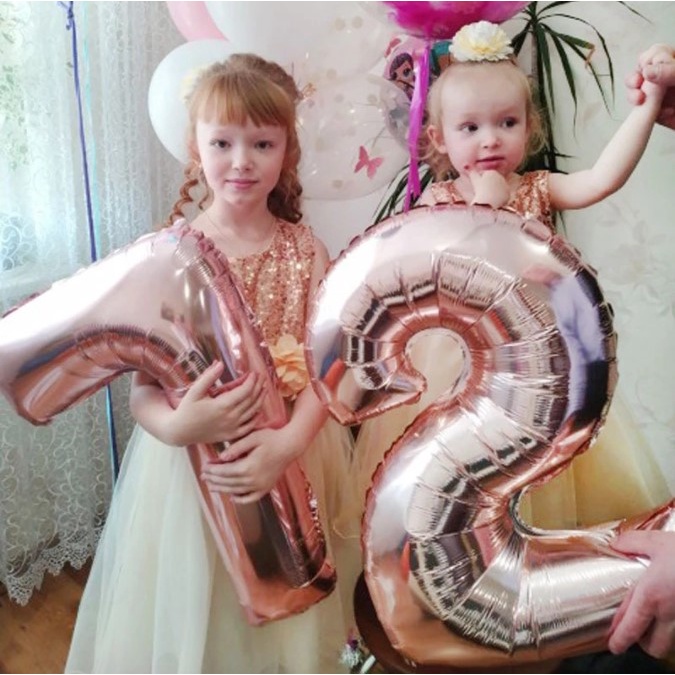 Bong Bóng Hình Chữ Số To 70cm Lá Nhôm, Bong Bóng Số Tuổi Trang Trí Tiệc Sinh Nhật Happy Birthday Đám Cưới