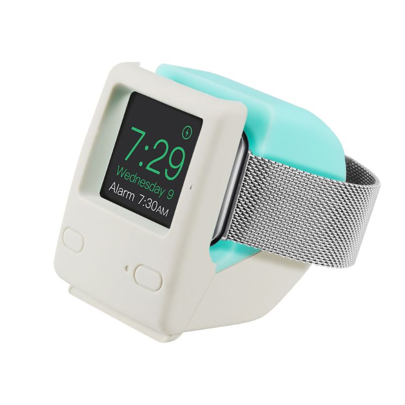 Đế Sạc Bằng Silicon Cho Đồng Hồ Thông Minh Apple Watch Series 4 / 3 / 2 / 1