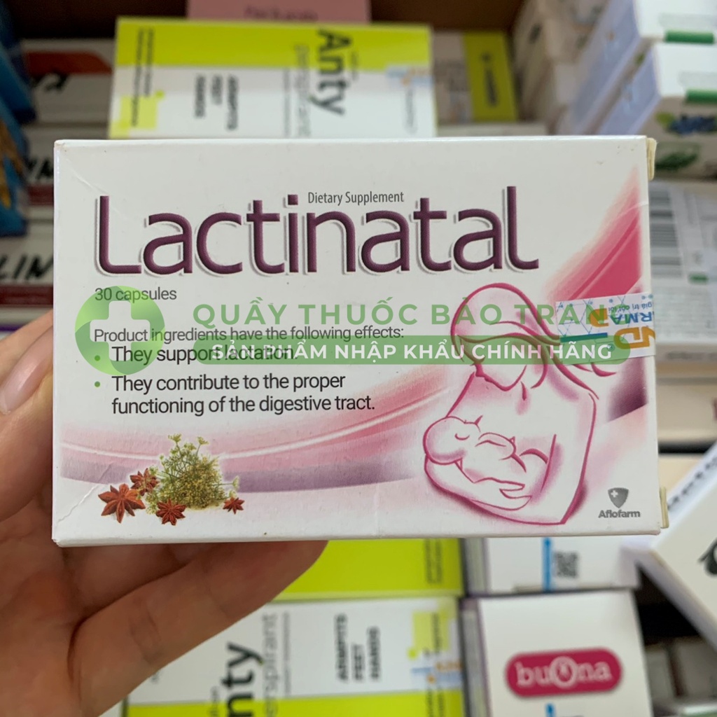Viên Uống Lactinatal - Giúp Tăng Tiết Sữa và Tiêu Hóa Tốt cho Mẹ