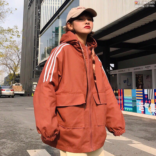 🎆𝐇𝐎𝐓𝐓𝐑𝐄𝐍𝐃🎆 050 Áo Khoác 2 Túi Hộp Tay Sọc (Kèm Video, Hình Chụp Thật) | BigBuy360 - bigbuy360.vn