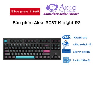 Bàn phím cơ AKKO 3087 DS Midnight R2 (Akko sw v2) - Cổng USB thumbnail