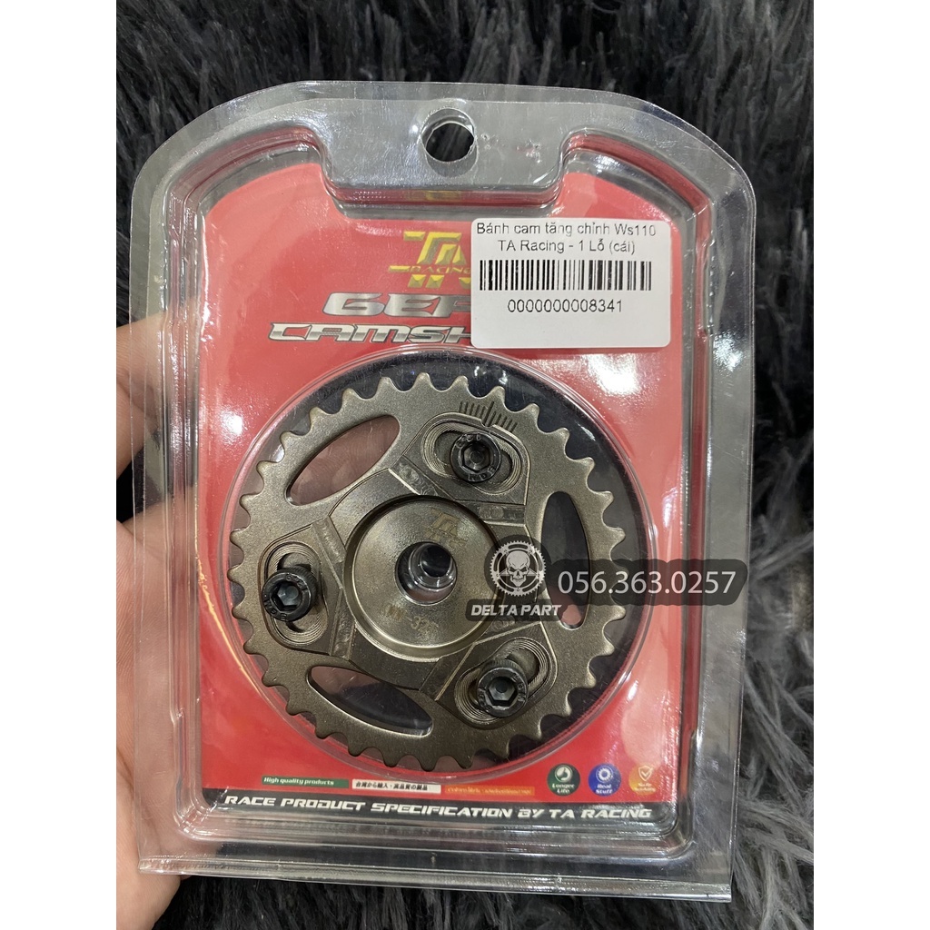 Bánh cam tăng chỉnh wave S110 RSX 110 Blade 110 1 lỗ - Dĩa cam độ wave S 110 tăng chỉnh