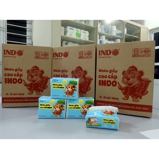 Giấy rút mịn Hổ INDO 300 tờ 120x180mm - Chất giấy cao cấp đặc biệt siêu mềm mịn dai