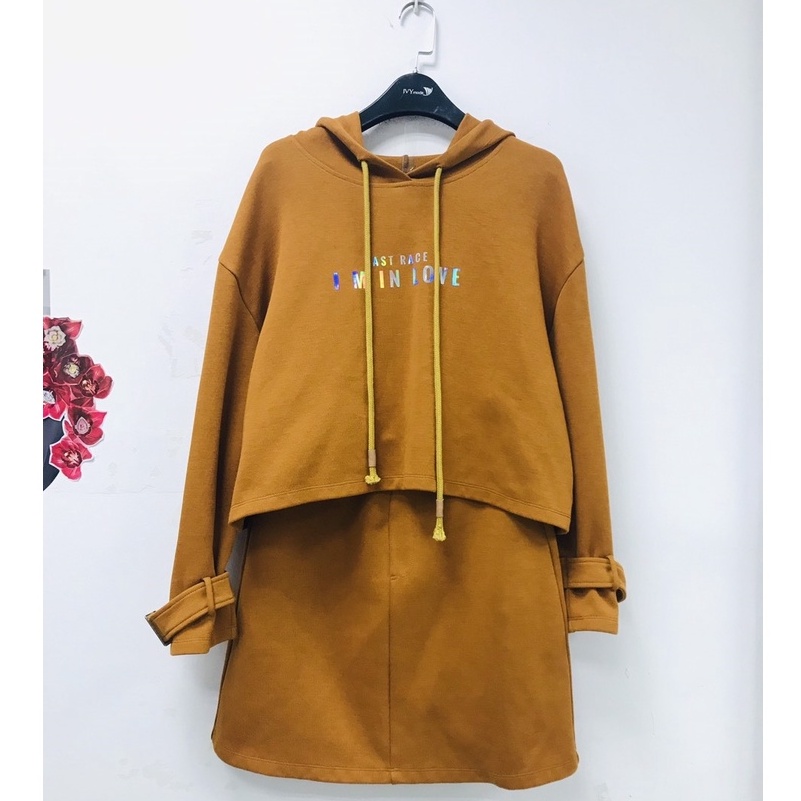Chân váy chữ A cạp chun IVY moda MS 30B8216