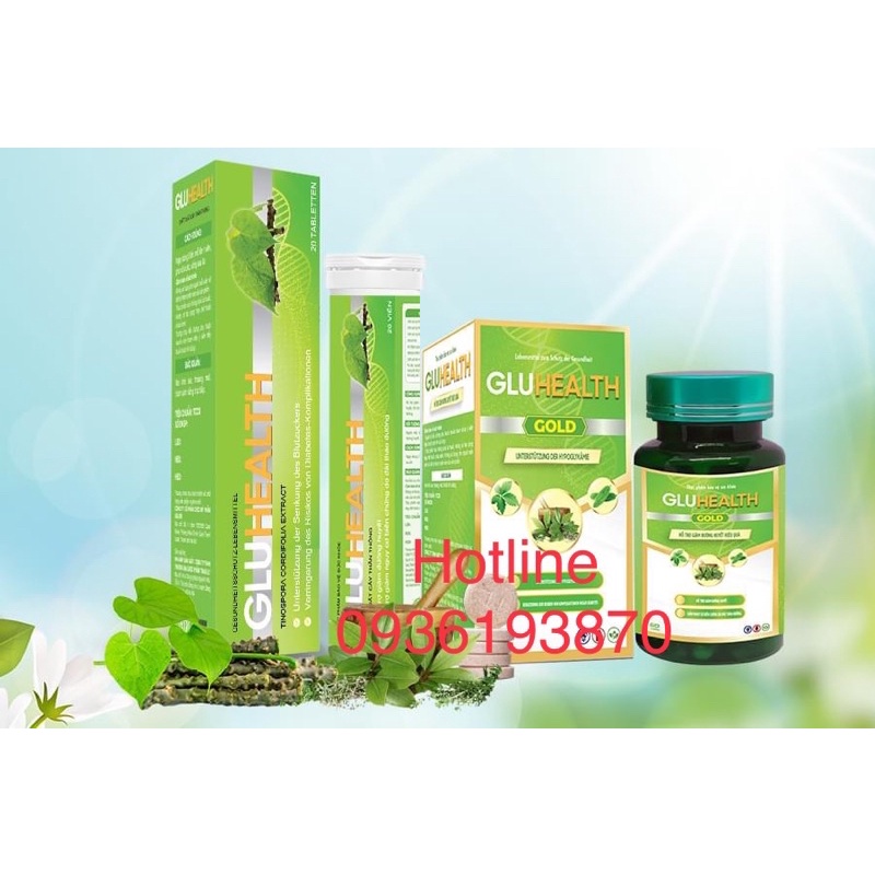GLUHEALTH  [CHÍNH HÃNG] ❤️ VIÊN SỦI GLU HEALTH GIÚP ỔN ĐỊNH ĐƯỜNG HUYẾT