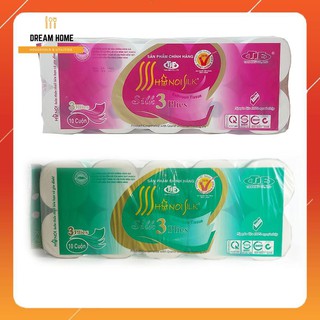 Giấy Vệ Sinh Hà Nội Dây 10 Cuộn siêu mịn ( chuẩn 1kg5 )