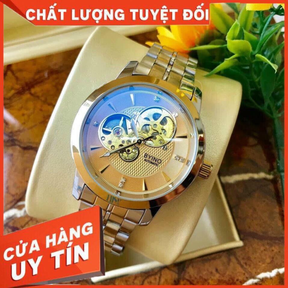 Đồng Hồ Nam Byino Lộ Máy Chính Hãng Automatic Cao Cấp (tặng kèm hộp)