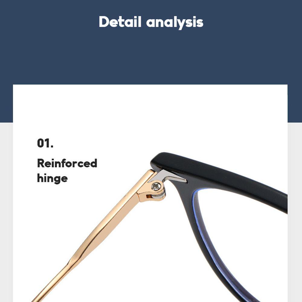 ♪PATH♪ Fashion Computer Goggles Women Eyewear Anti-UV Blue Rays Glasses Round Frame Vision Care TR90 Men Eyeglasses