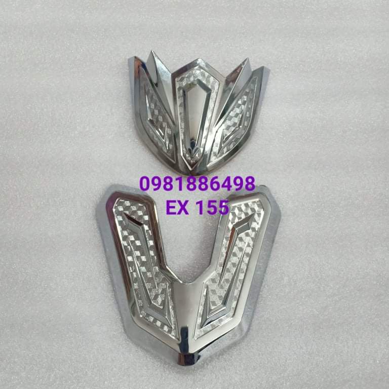 ỐP BẢO VỆ XE exciter 155 VVA MẠ CROM / CARBON