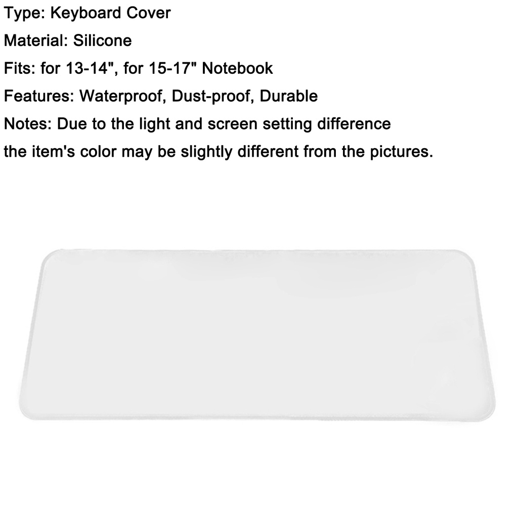 Miếng Dán Bàn Phím Bằng Silicone Siêu Mỏng Cho Laptop