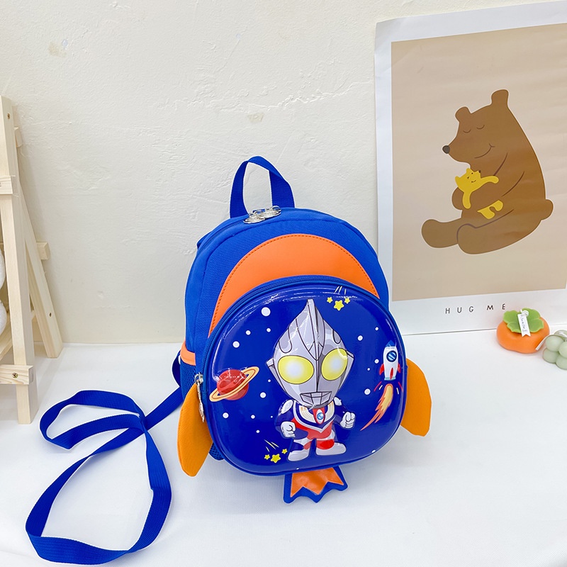 Balo siêu nhân cho bé mẫu mới 2022, quai cặp dày dặn chống nước - Hàng Quảng Châu Cao Cấp (8065)