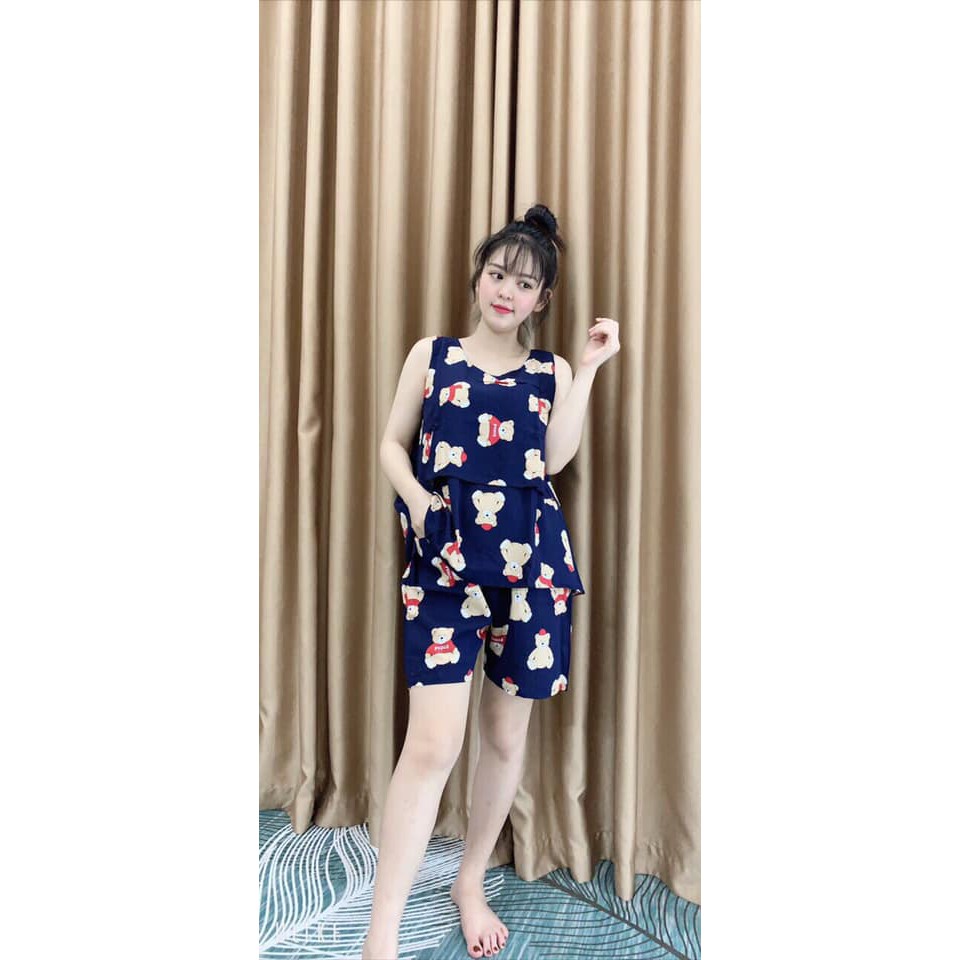 Bộ đồ bầu LANH LỬNG 2 TẦNG hàng đẹp form rộng thoải mái_ siêu xinh mặc ở nhà