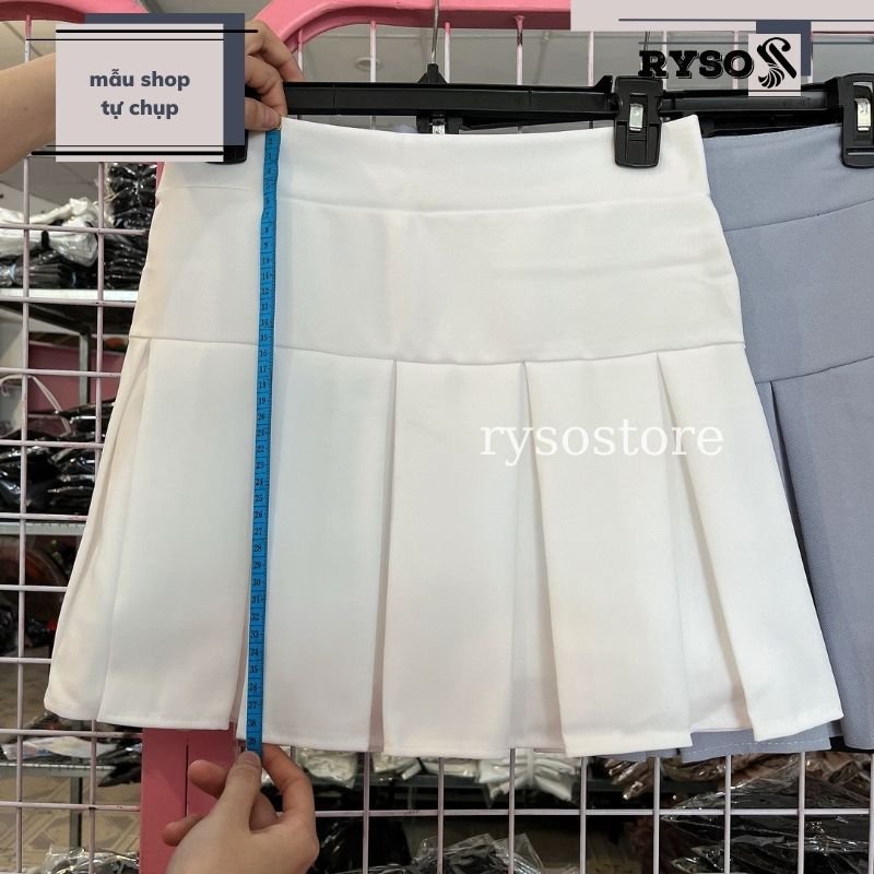 Chân váy xếp ly to,chân váy chữ a phong cách hàn quốc công sở cao cấp lưng cao chất tuyết mưa cao cấp