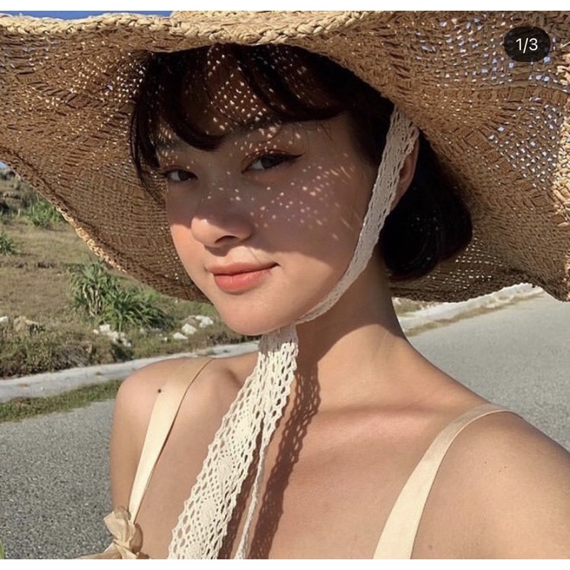 [BEST SELLER] Mũ cói dáng mềm buộc dây ảnh thật + feedback thật leuleu.accessorize