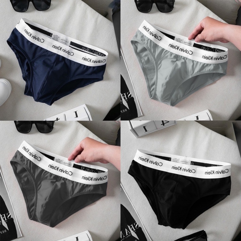 Quần lót nam Tam Giác cao cấp chất liệu thun lạnh kểu dáng Briefs Quần sịp nam Tam giác thun co dãn 4 chiều TG03