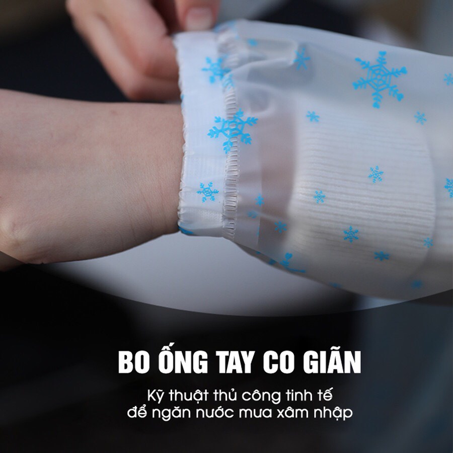 Áo mưa Thành Nam loại dày cao cấp, 2 đầu, có kính chắn gương, có kính trong suốt - hàng việt nam chất lượng cao