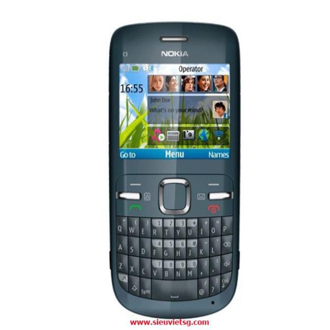 [LN12336]  Điện Thoại Nokia C3-00 bàn phím Querty Chính Hãng