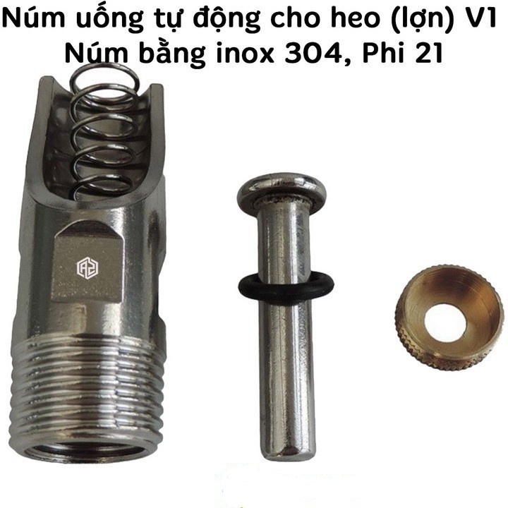 Combo 5 núm uống tự động cho heo