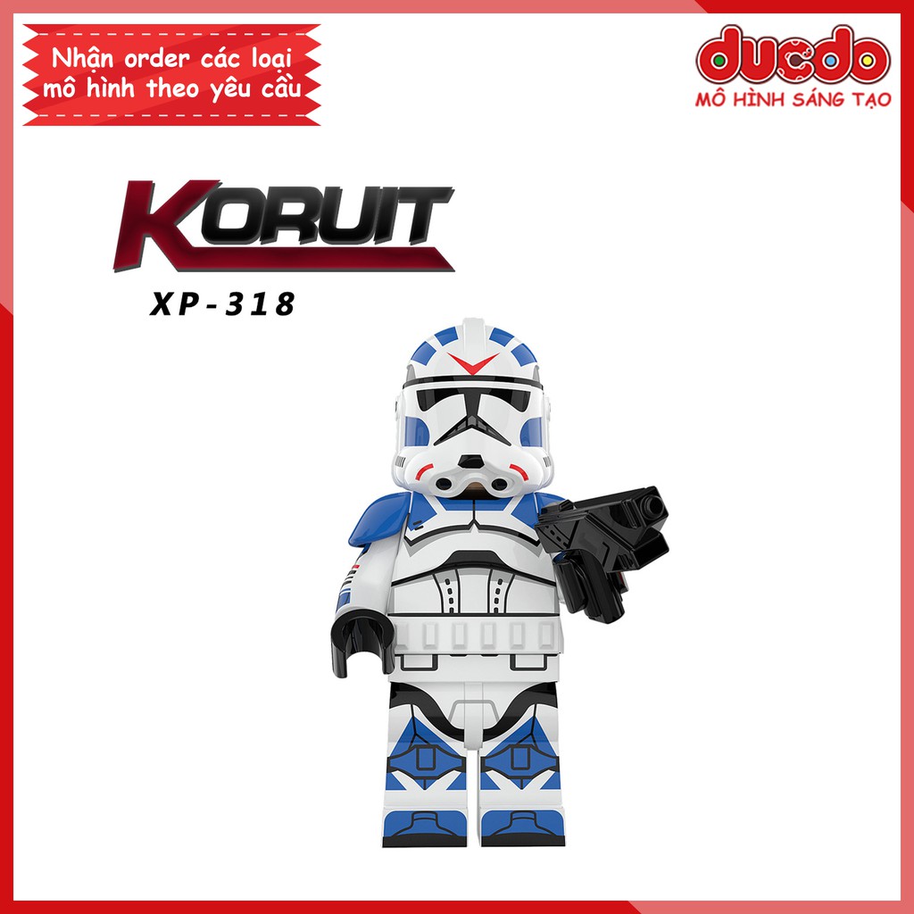 Minifigures các nhân vật trong Star Wars full trang bị - Đồ chơi Lắp ghép Xếp hình Mô hình Mini KORUIT KT1042