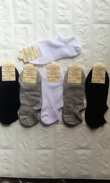 10 đôi Tất nam thông hơi cổ ngắn