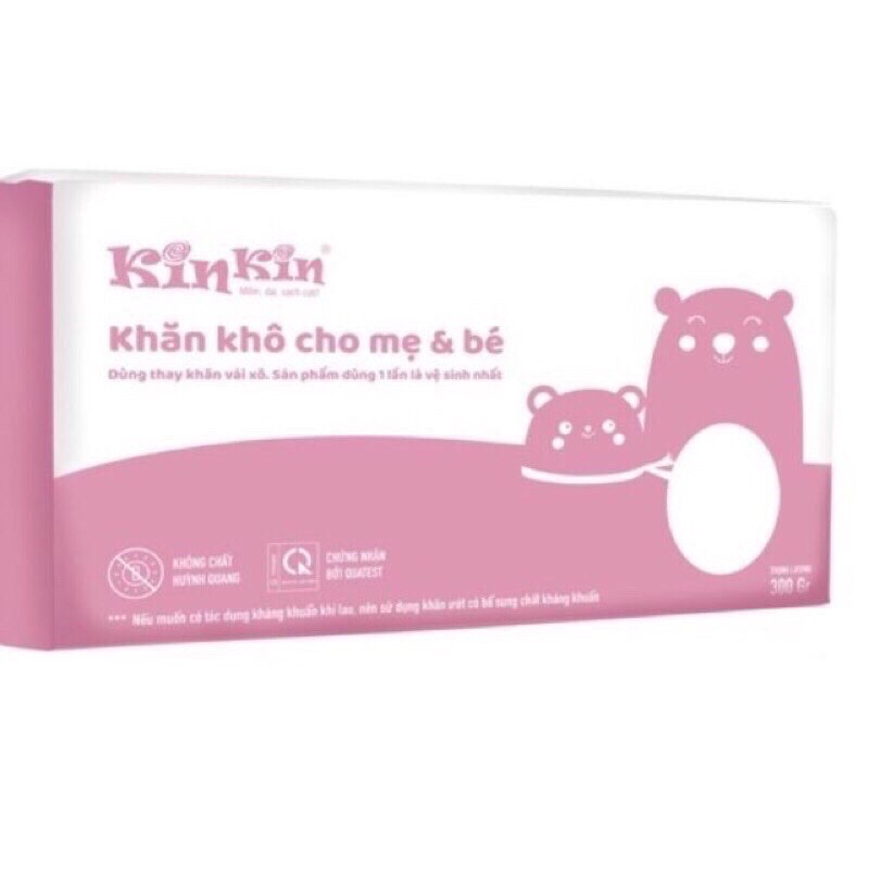 Khăn Vải Khô Đa Năng Mamamy Kin kin 300gr 15*30cm