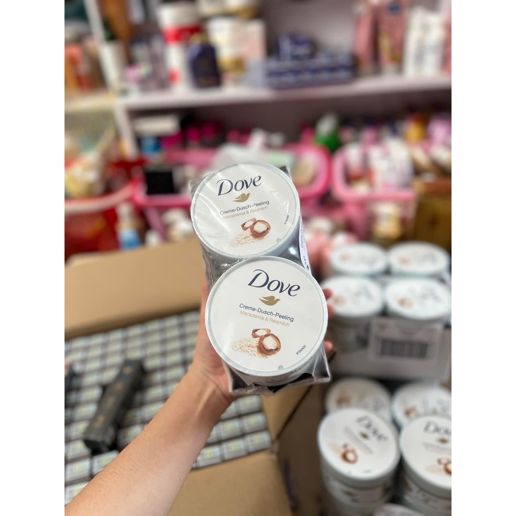 Tẩy tế bào chết Dove Exfoliating Body Polish (Bản Đức &amp; Mỹ), tẩy da chết 298gr - M.A Shop