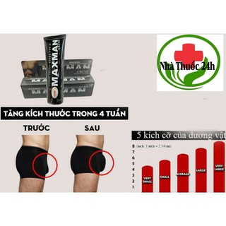 Gel tăng kích thước dương vật maxman - chống xuất tinh sớm - luôn đưa nàng về đích
