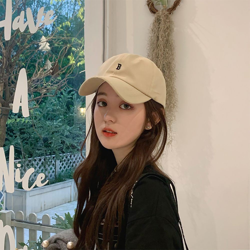 Mũ Lưỡi Trai Thêu Chữ Phong Cách Hip Hop Hàn Quốc Thời Trang Cho Nam Nữ