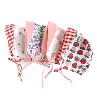 Mũ/nón bonnet 2 mặt siêu xinh cho bé gái diện hè