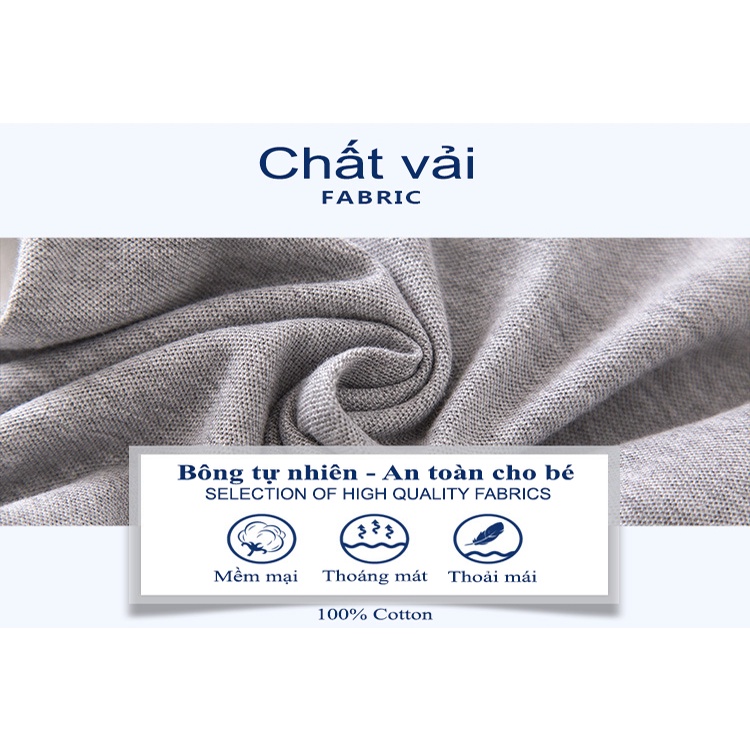 Áo polo bé trai cao cấp chất vải cá sấu 100% cotton mềm mịn an toàn cho da bé