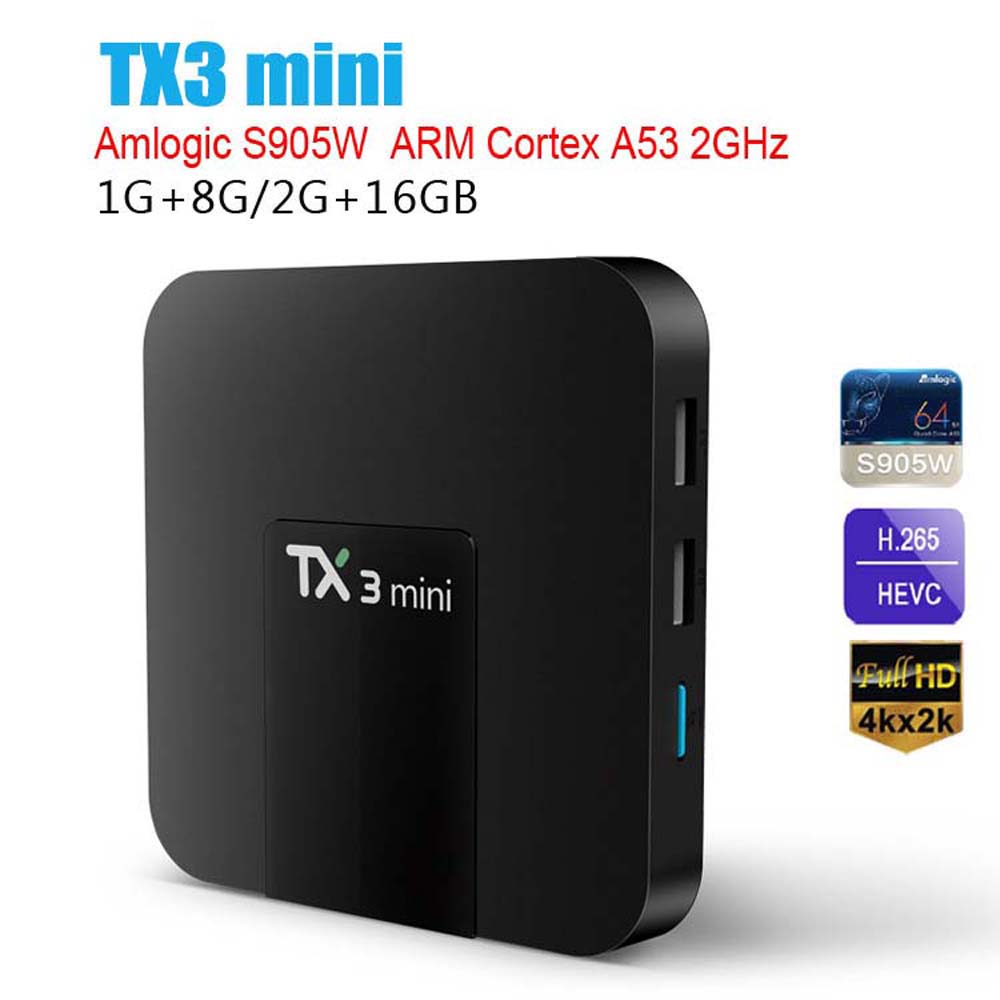 Đầu Thu Tv Box Thông Minh 1gb + 8gb 2gb + 16gb 4k Android 8.1 Hdmi Hd Và Phụ Kiện