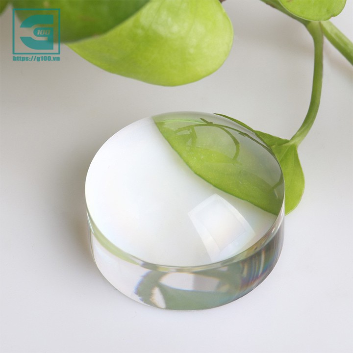 Kính lúp để bàn khối 50mm xinh xắn