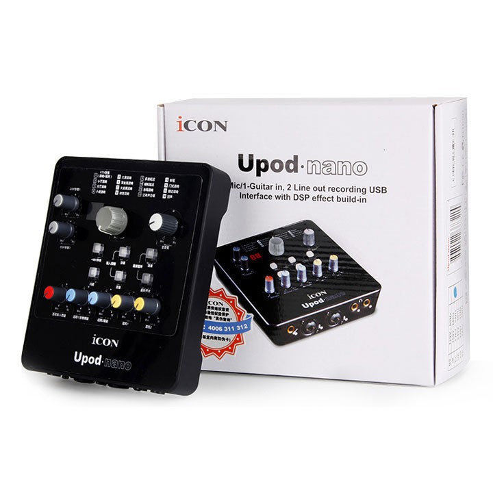 UPOD Nano - Sound Card Hát Karaoke Online, Live Stream Hãng iCon