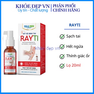 Xịt vệ sinh tai Rayti lọ 20ml