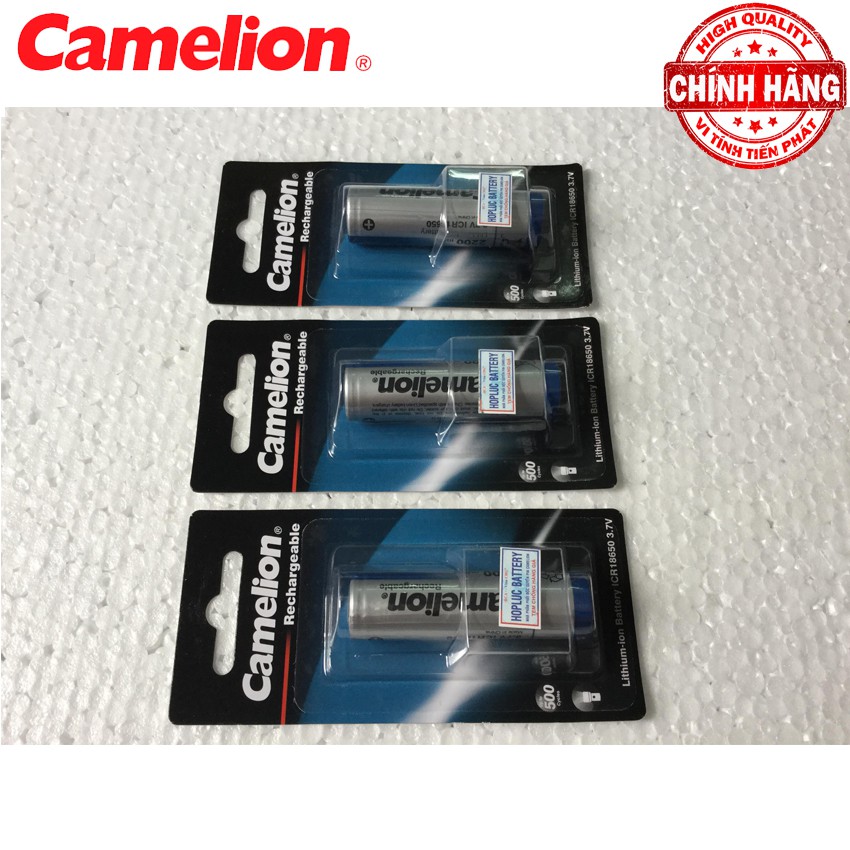 Vỉ 6 Viên Pin Sạc 3.7V 2200mAh Camelion Rechargeable ICR 18650 22BP1