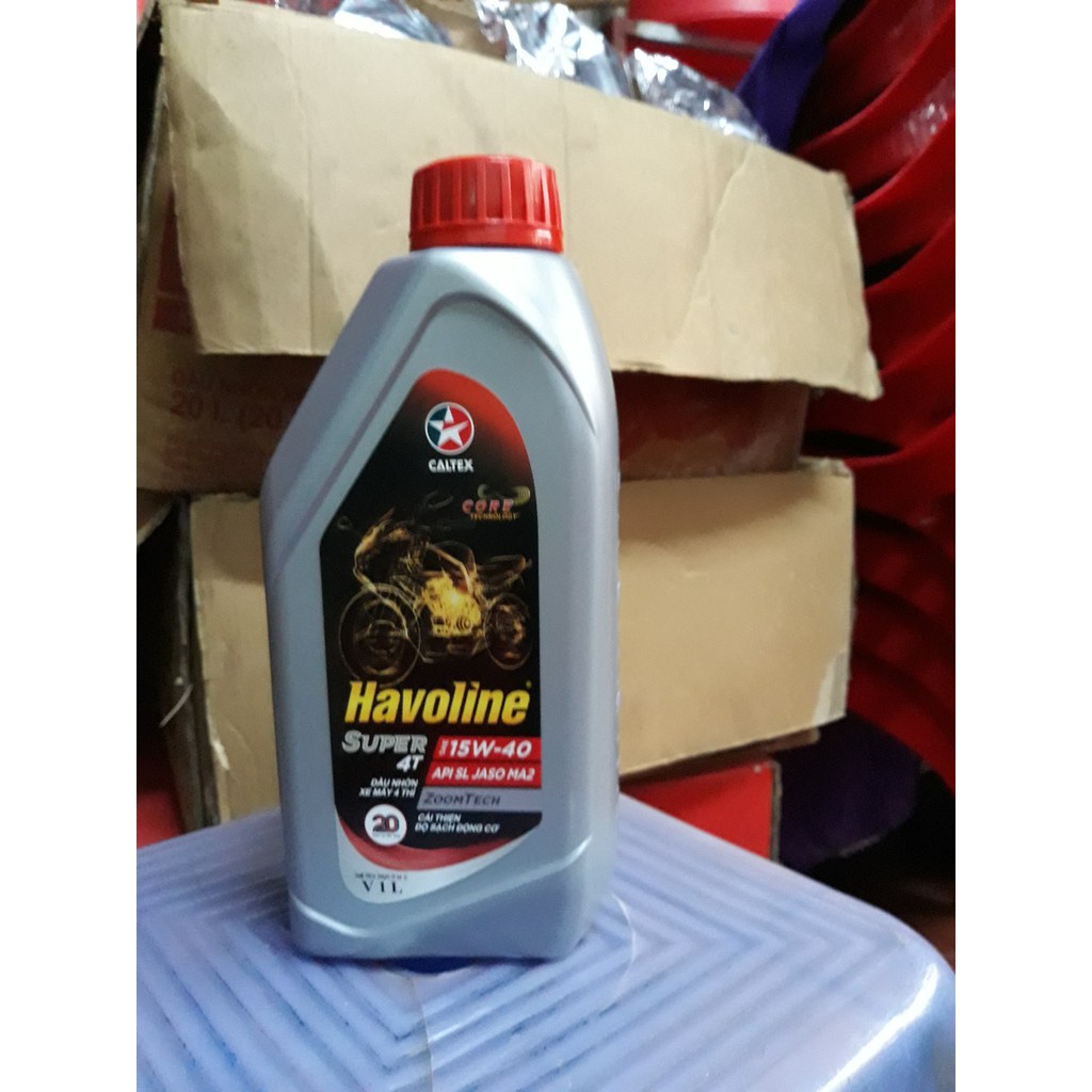 Dầu Xe Số Caltex Havoline Super 4T 15W40 1L