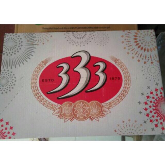 Bia 333 hsd 2023 hàng công ty chính hãng