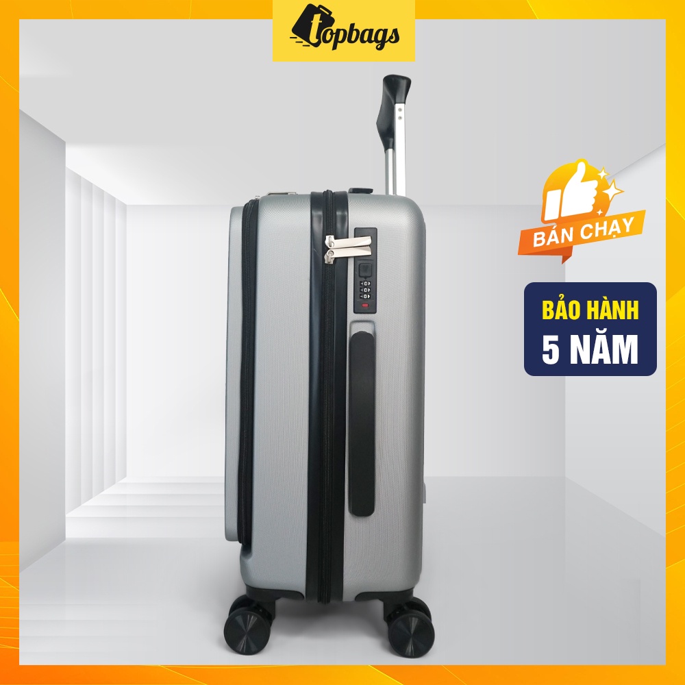 Vali kéo nhựa thời trang size 20” mở nắp phía trước VL037-VL038