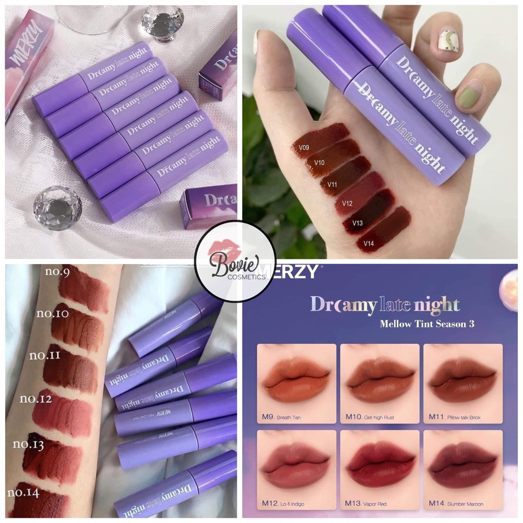 Son kem Merzy Dreamy Late Night Mellow Tint / Bite The Beat M1 M2 M3 M4 M5 M6 M7 M8 M9 M10 M11 M12 M13 M14 | Thế Giới Skin Care