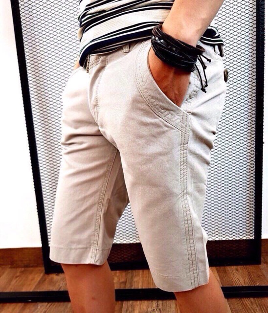 Quần short nam trơn thời trang