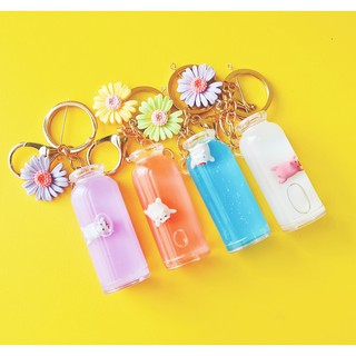 Móc Khóa Heo Con Trong Bình Sữa