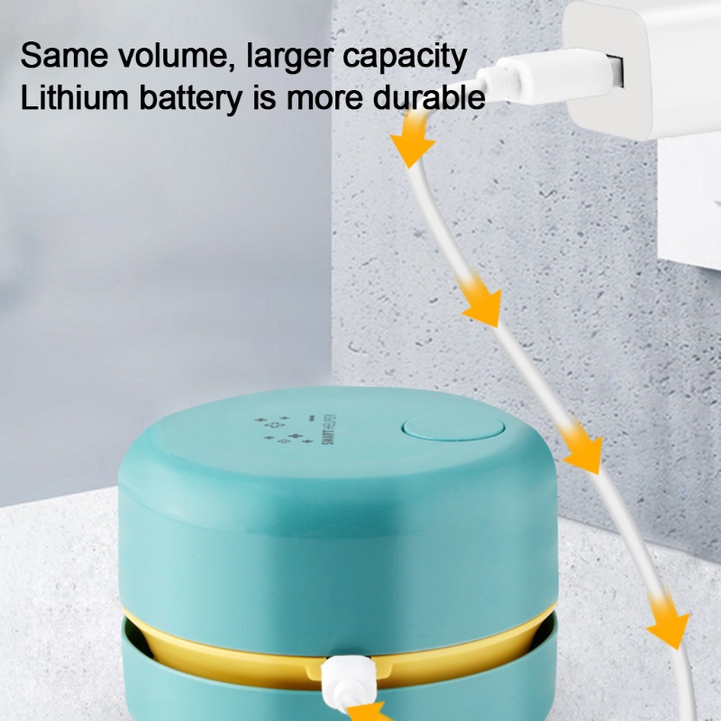 Máy Hút Bụi Cầm Tay Mini Không Dây Sạc USB