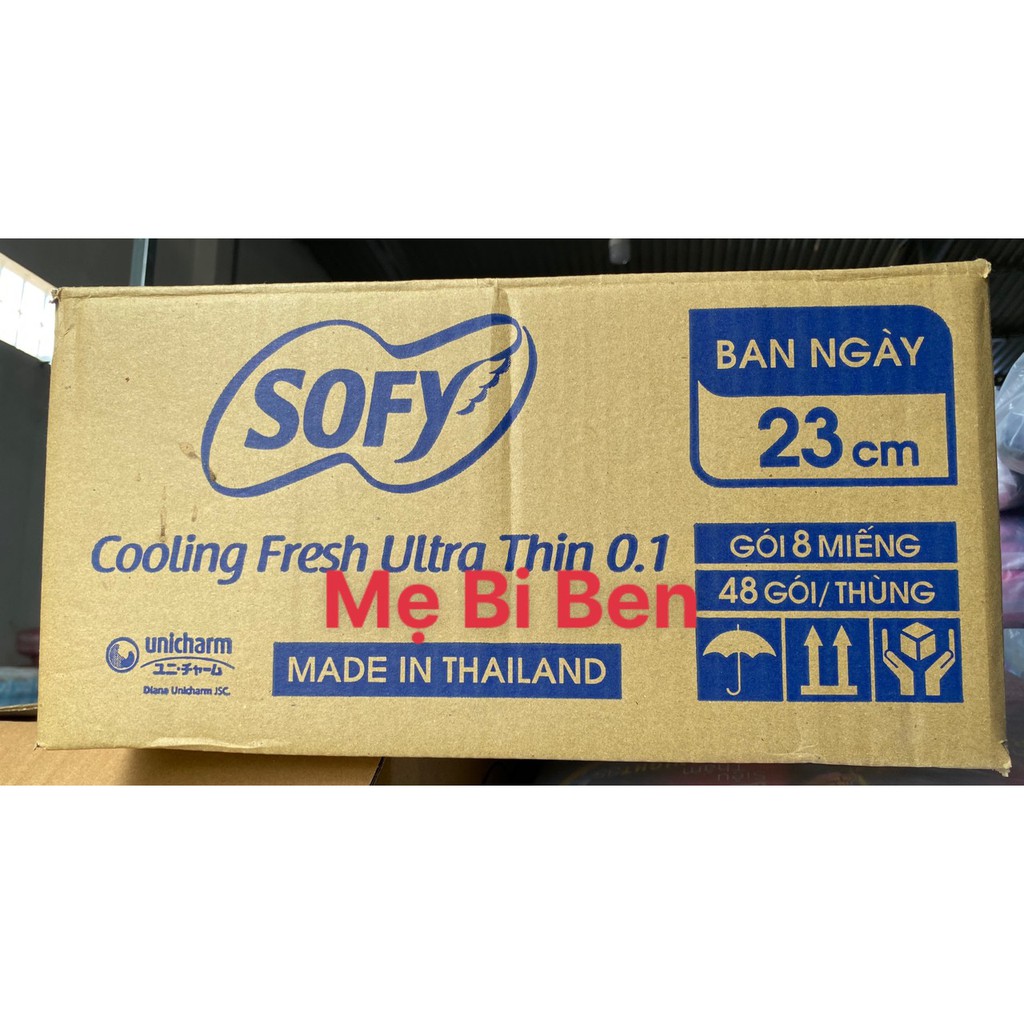 [Chính Hãng] Băng vệ sinh Nhật Bản Sofy Cooling Fresh 23cm 8 miếng/ gói