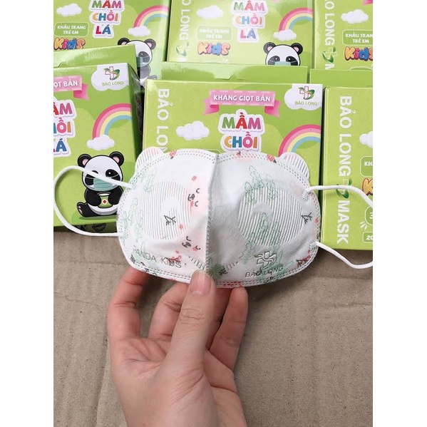 Combo 20 chiếc khẩu trang mầm chồi lá cho bé
