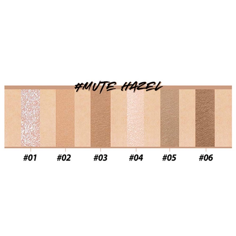 Bảng phấn tạo khối Clio Pro Contour Palette Mute Hazel 3.3gx6 | BigBuy360 - bigbuy360.vn